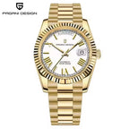 PAGANI DESIGN New Week Calendar Type Man watch ST16 Movt Waterproof Mechanical Watch 316L All Steel Luxury Luminous Men watch