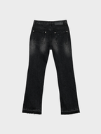 Dotted Flared Jeans