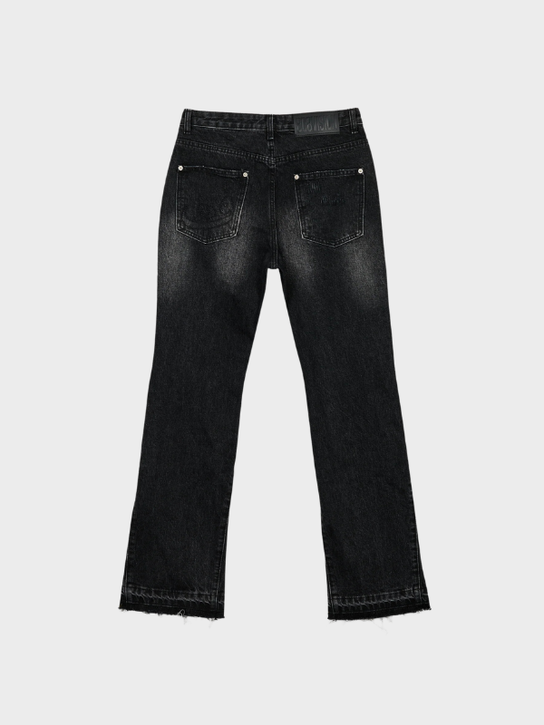 Dotted Flared Jeans