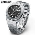 CADISEN Watch Men Mechanical Wristwatches Japan Movement Men's Automatic Watches 10ATM Wrist Watch Business Men Date C8193
