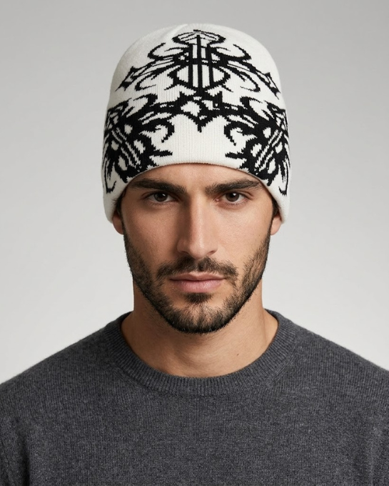 Tribal Ornament Beanie