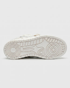 Valarni Frayed Edge White Sneakers