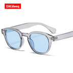 Vintage Round Sunglasses Women Men Retro Rivet Gradient Female Sun Glasses UV400 Square Shades Eyewear