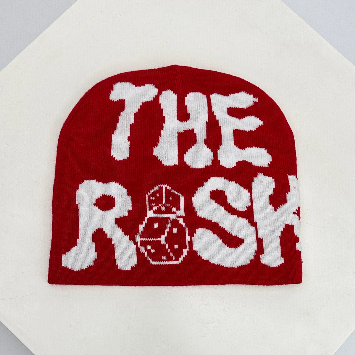 Autumn and Winter New Unisex European Style Risk Dice Knitted Hats Warm Street Versatile Color Block Beanies Fashion Hip Hop ins