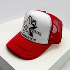New Fashion Men Women Printed Letter Tiger Baseball Caps Breathable Sunshade Versatile Half Mesh Hats Hip Hop Cartoon Trend ins