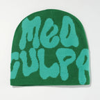 Knitting Cap Men Women Paragraph Quality Beanie Cap Y2k Warm Fashion Hundred Take Ins New Net Red Design Sense Niche Cold Cap