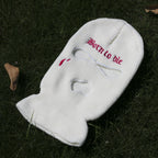 Embroidery Balaclava 3 Hole Full Face Mask Army Tactical Mask Ski Winter Hat Halloween Party Balaclava Cycling Hedging Cap