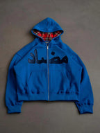 2025 new autumn and winter personalized printed hoodie y2k street casual hip-hop cardigan zipper jacket