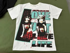 Harajuku Letter Gothic Graphic T Shirts Y2k Tops Men Women High Street Oversized T Shirt Pro Choice Streetwear Vintage Clothing