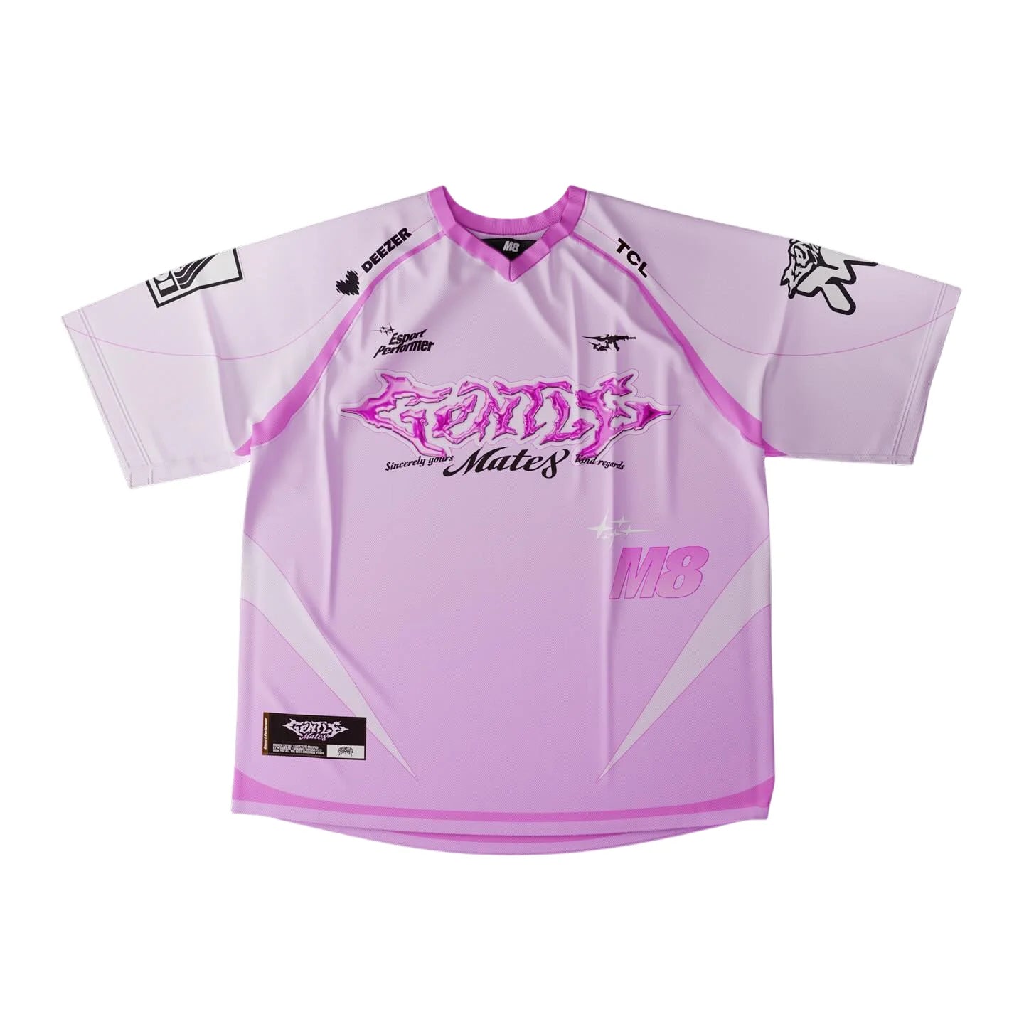 2026 M8 Esports Club VCT Jersey Gentle Mates Fans Custom ID Uniform Men Summer Breathable Short Sleeve Casual Sportswear Tops
