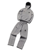Y2K Men Clothing Set Street Retro Gothic Tracksuit Harajuku Trend Hip Hop Personality Embroidery Oversized Sweatshirt Tracksuit