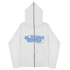 Dark Sport Hoodie Zipper Men's Large Size Couple Gothic Harajuku Streetwear Printed Loose Fit Long Sleeve Sweatshirt