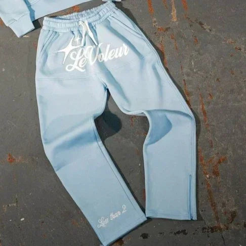 Oversized Sakura Cherry Blossom Tree Hoodie Pants Set Gray Tracksuit with Japanese Floral Design Trendy Y2K Streetwear Fashion