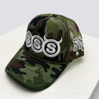 Personal Devil Horns Letters Embroidery Baseball Hats Breathable New Unisex Mesh Sunshade Hip Hop Versatile  Trucker CapsOutdoor