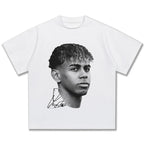 American Hip Hop 2026 New Yamal American Retro Crew Neck T-Shirt Women's Retro Fashion Short Sleeve Top