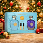 LATTAFA gift box OPULENT DUBAI ML & BLUE OUD ELIXIR 100ML unisex ORIENTAL fruity wooded fruity perfume