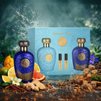 LATTAFA gift box OPULENT DUBAI ML & BLUE OUD ELIXIR 100ML unisex ORIENTAL fruity wooded fruity perfume