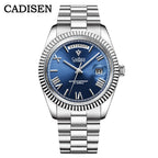 CADISEN C8185 Men Watches Swimming 10Bar Waterproof Screw Crown Japan Miyota Movement Mechanical Watch Newest Version Wristwatch