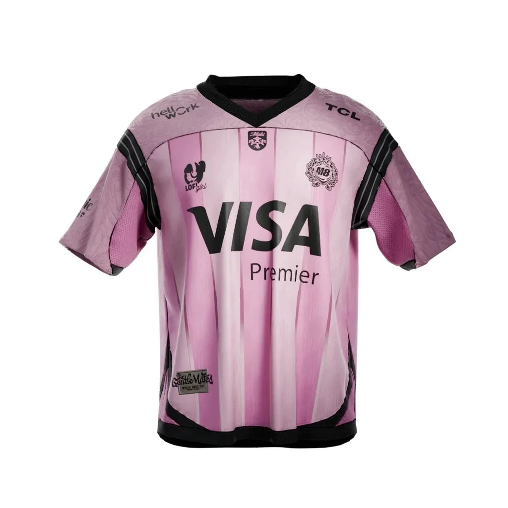 2026 M8 Esports Club VCT Jersey Gentle Mates Fans Custom ID Uniform Men Summer Breathable Short Sleeve Casual Sportswear Tops