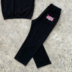 European and American street fashion punk hip-hop style men's Y2K Gothic Harajuku hooded pullover loose pants sports suit