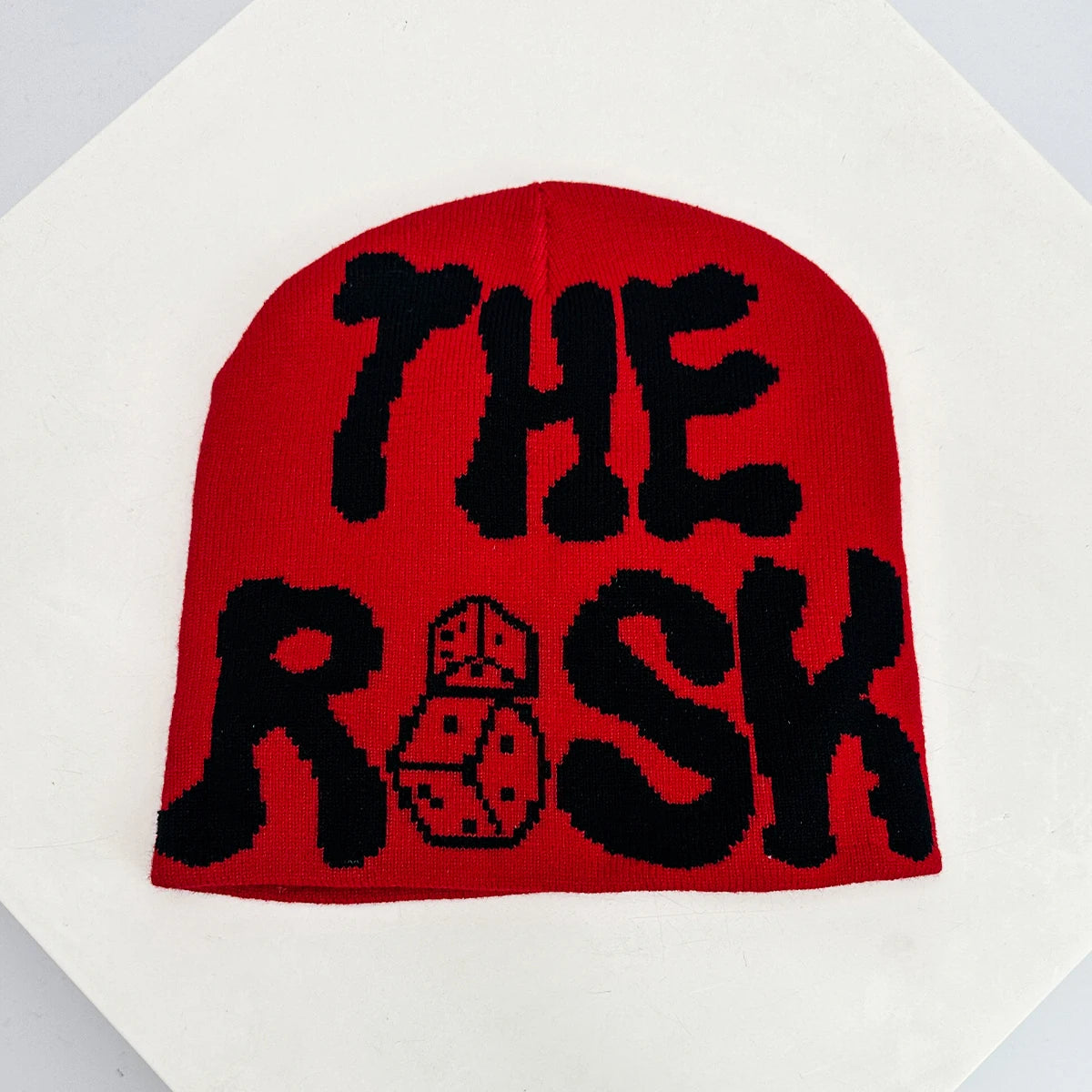 Autumn and Winter New Unisex European Style Risk Dice Knitted Hats Warm Street Versatile Color Block Beanies Fashion Hip Hop ins