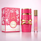 YARA Candy Water Perfume Women Box 100ml + 20ml Vanilly fruity Sweet Parfume, Cassis, Green Mandarine, Musk