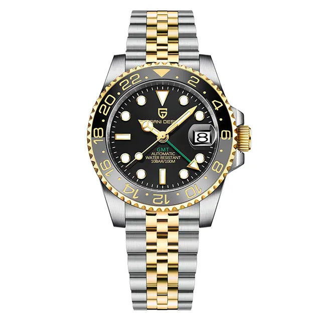 2026 New PAGANI DESIGN Luxurys Men Mechanical Watch Stainless Steel GMT Man Watch Top Brand Sapphire Glass Watch for Men PD-1662