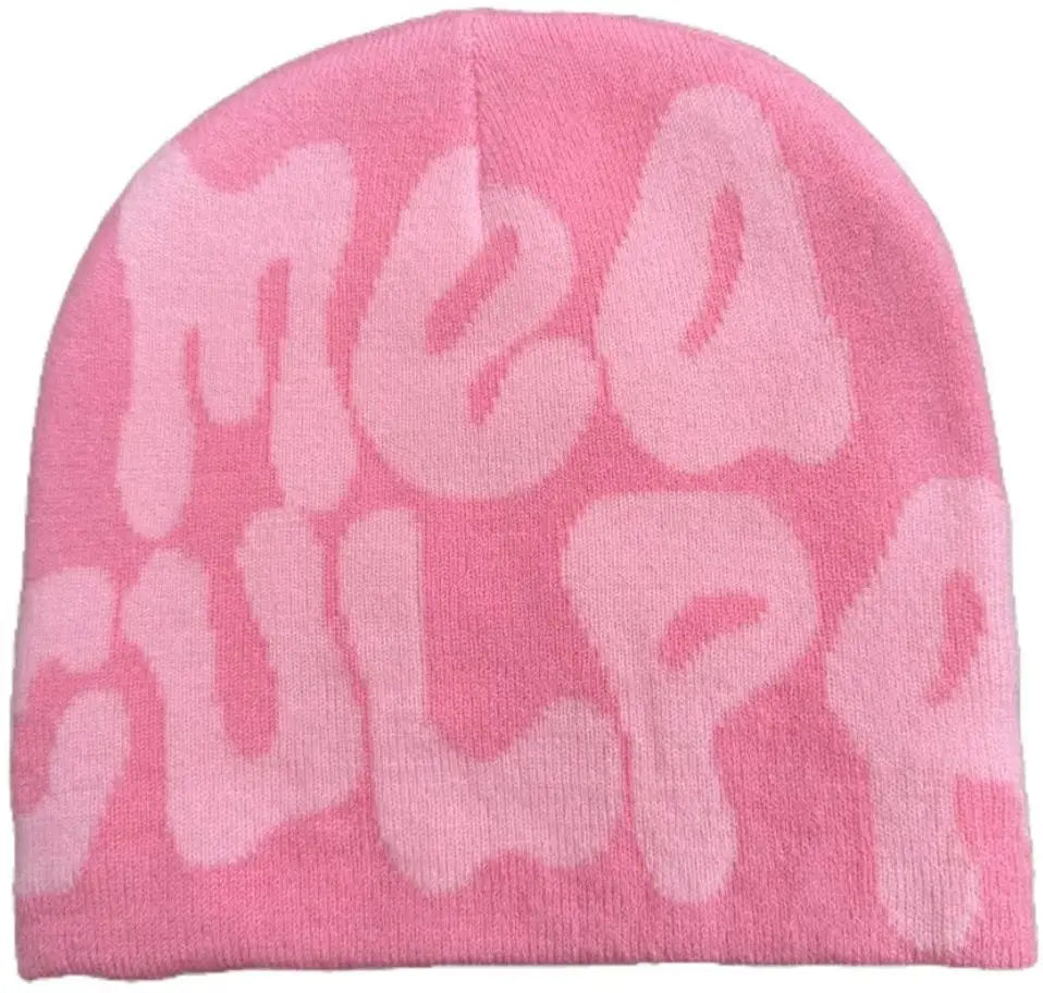 Knitting Cap Men Women Paragraph Quality Beanie Cap Y2k Warm Fashion Hundred Take Ins New Net Red Design Sense Niche Cold Cap