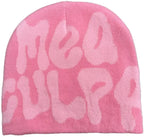 Knitting Cap Men Women Paragraph Quality Beanie Cap Y2k Warm Fashion Hundred Take Ins New Net Red Design Sense Niche Cold Cap
