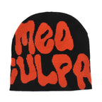 Knitting Cap Men Women Paragraph Quality Beanie Cap Y2k Warm Fashion Hundred Take Ins New Net Red Design Sense Niche Cold Cap