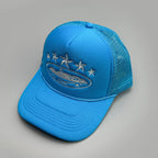 Cruise Ship Pattern Baseball Cap Summer Five-star Mesh Cap for Men and Women Outdoor Beach Sun Protection Trucker Baseball Caps