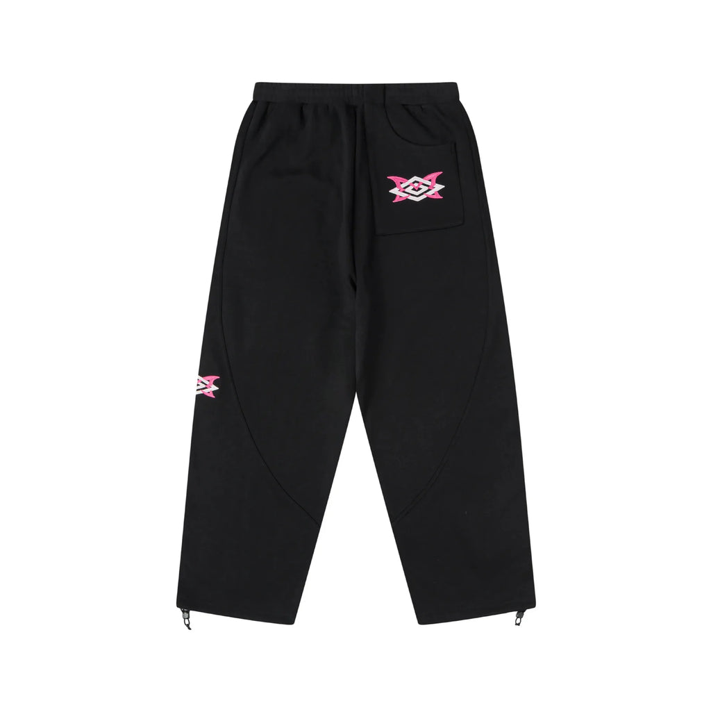 European and American street fashion punk hip-hop style men's Y2K Gothic Harajuku hooded pullover loose pants sports suit