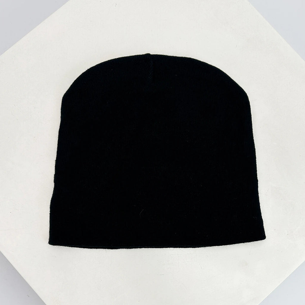 Autumn and Winter New Unisex European Style Risk Dice Knitted Hats Warm Street Versatile Color Block Beanies Fashion Hip Hop ins
