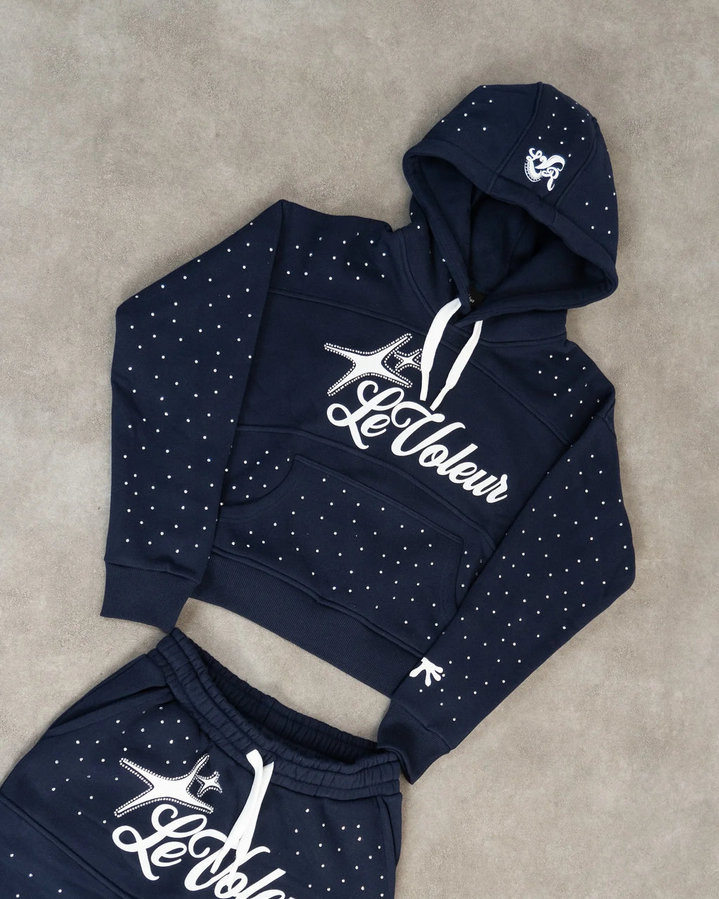 Oversized Sakura Cherry Blossom Tree Hoodie Pants Set Gray Tracksuit with Japanese Floral Design Trendy Y2K Streetwear Fashion