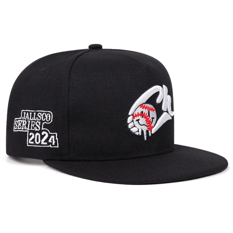 2025 Fashion New Baseball Hat CH Tennis Embroidery Backstage Hip Hop Hat Daily Leisure Flat Edge Hat Outdoor Sunshade Hat Unisex