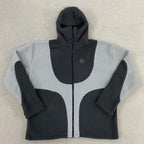 Men's and women's hoodies, fashionable loose multifunctional jackets, street style lamb wool cardigans hooded clothing