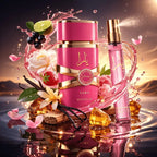 YARA Candy Water Perfume Women Box 100ml + 20ml Vanilly fruity Sweet Parfume, Cassis, Green Mandarine, Musk