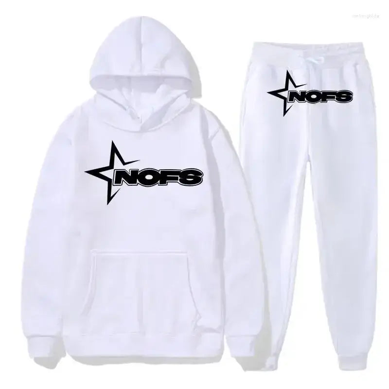 Ensembles de survêtement Nofs pour hommes sweat-shirt de course à pied, jogging de sport pièce Macoff créateur de mode, couple