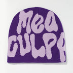 Knitting Cap Men Women Paragraph Quality Beanie Cap Y2k Warm Fashion Hundred Take Ins New Net Red Design Sense Niche Cold Cap