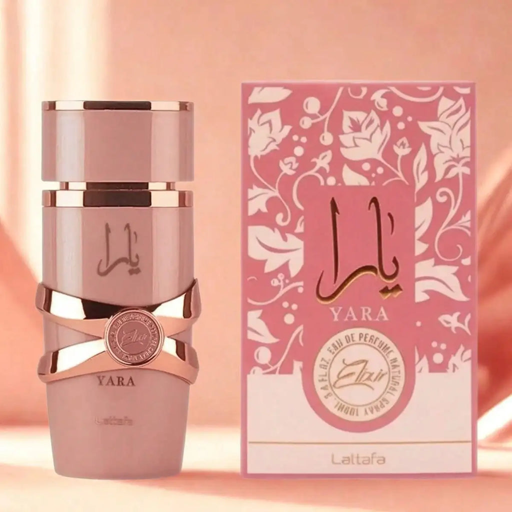 LATTAFA YARA ELIXIR ML perfume water for women-Fragrance delicious strawberry blackcurrant vanilla Caramel