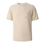 100% Cotton Men's  T-shirt O-neck Solid Color Bottoming Shirt Universal Casual Breathable T-shirt Tops Spring Autumn