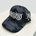 Personal Devil Horns Letters Embroidery Baseball Hats Breathable New Unisex Mesh Sunshade Hip Hop Versatile  Trucker CapsOutdoor