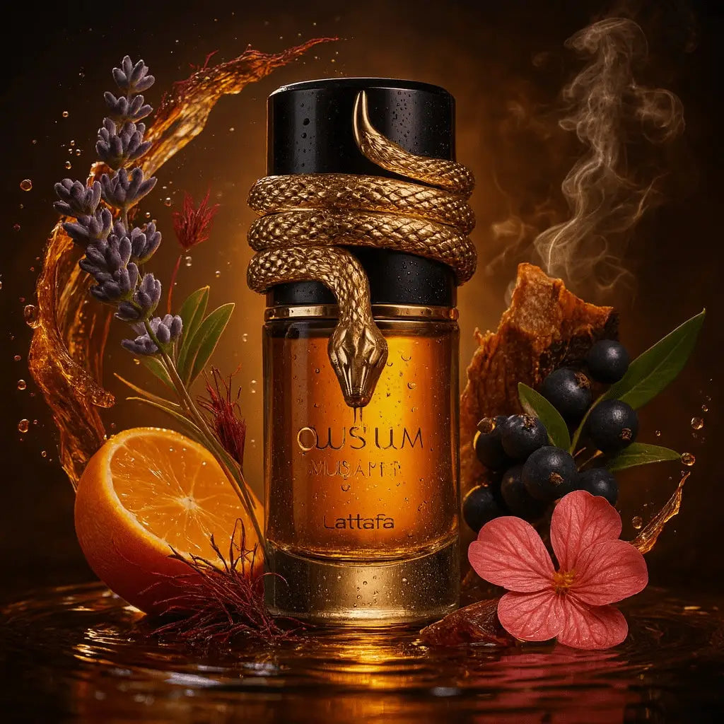 Lattafa Musamam perfume water 50ML mixed fragrance Oriental Ambré, rafran & incense, long hold