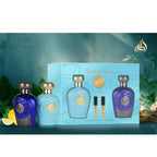 LATTAFA gift box OPULENT DUBAI ML & BLUE OUD ELIXIR 100ML unisex ORIENTAL fruity wooded fruity perfume