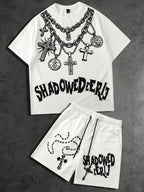 Children's Short-sleeved Set 26 Spring/Summer New Style Cartoon Fashion Boys' and Girls' Various Styles Short-sleeved Casual Set