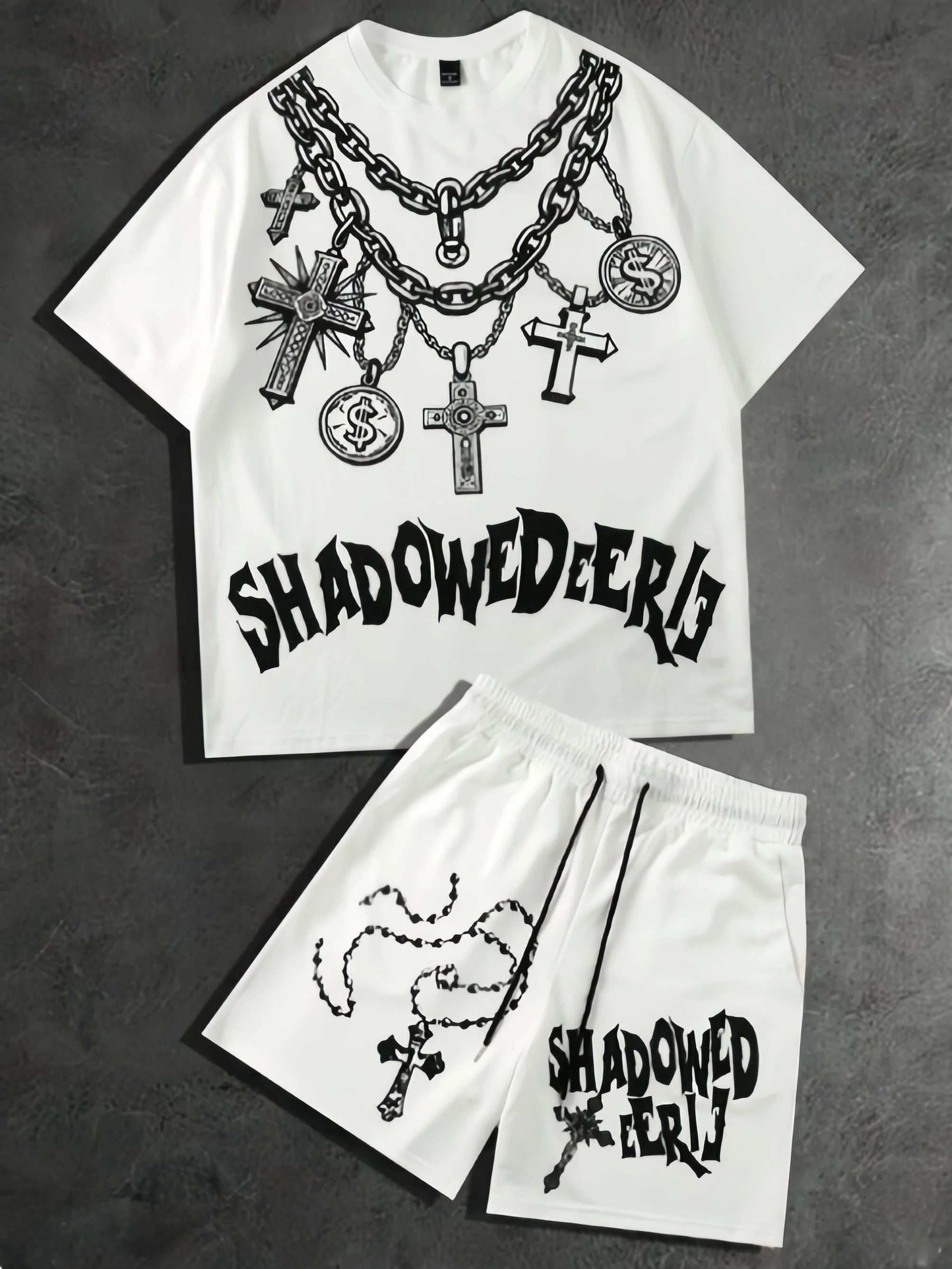 Children's Short-sleeved Set 26 Spring/Summer New Style Cartoon Fashion Boys' and Girls' Various Styles Short-sleeved Casual Set