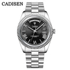 CADISEN C8185 Men Watches Swimming 10Bar Waterproof Screw Crown Japan Miyota Movement Mechanical Watch Newest Version Wristwatch