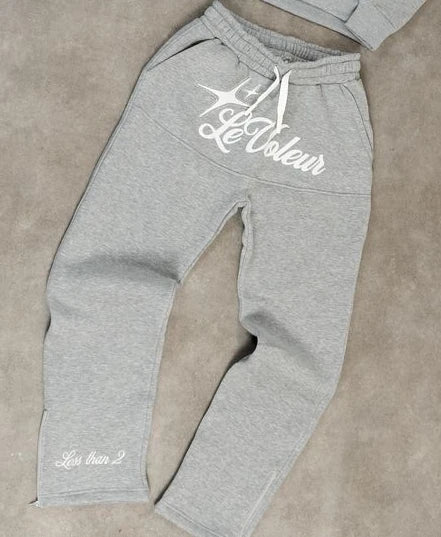 Oversized Sakura Cherry Blossom Tree Hoodie Pants Set Gray Tracksuit with Japanese Floral Design Trendy Y2K Streetwear Fashion