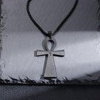 Shining Iced Out Ancient Egyptian God Eye of Horus Cross Pendant Necklace for Men and Women Hip Hop Trendy Amulet Jewelry Gift