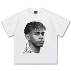 American Hip Hop 2026 New Yamal American Retro Crew Neck T-Shirt Women's Retro Fashion Short Sleeve Top